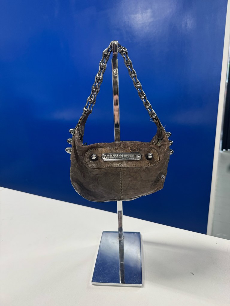 Thomas Wylde Thomas Wylde - Borsa Biker Chain marrone 21x13