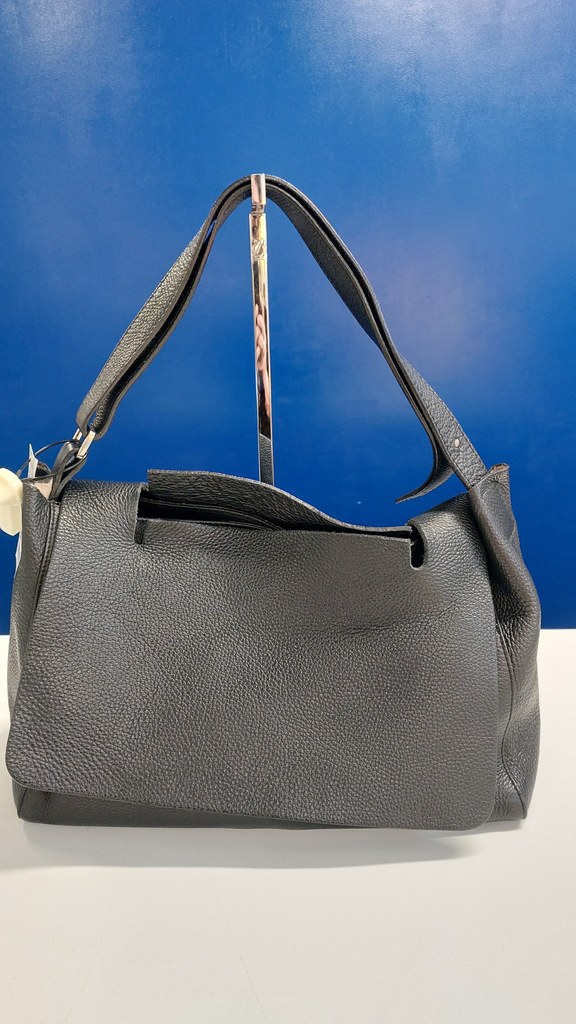 Vintage Artigianale Vintage Artigianale - Borsa pelle nera 47x34