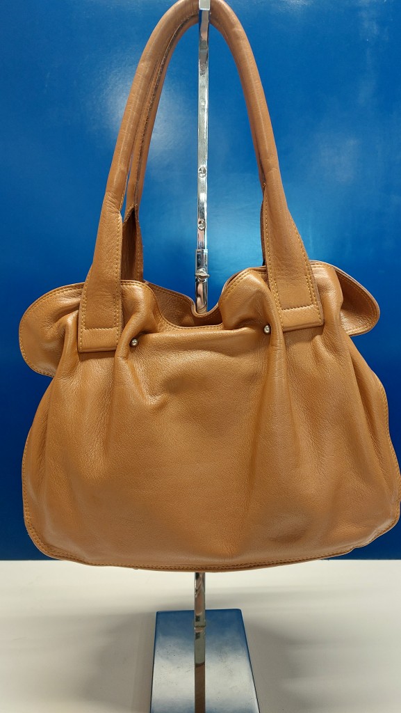 Dolci Borse Dolci Borse - Borsa in pelle a spalla color cuoio 25x35