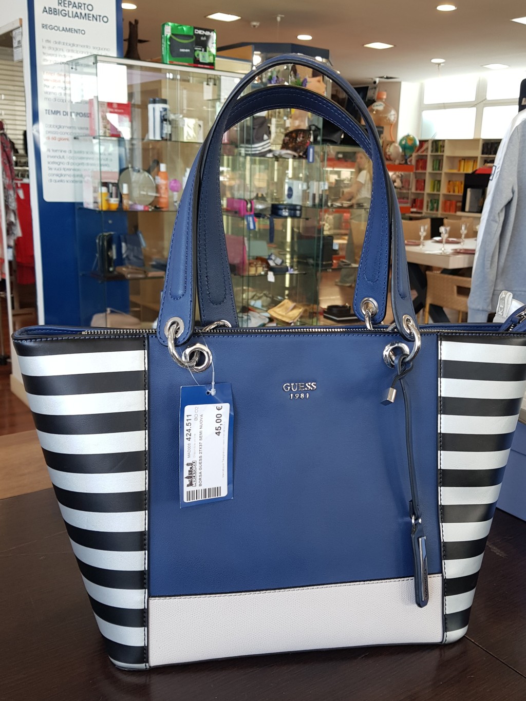 Vintage Artigianale Borsa Guess 27X37 Semi Nuova