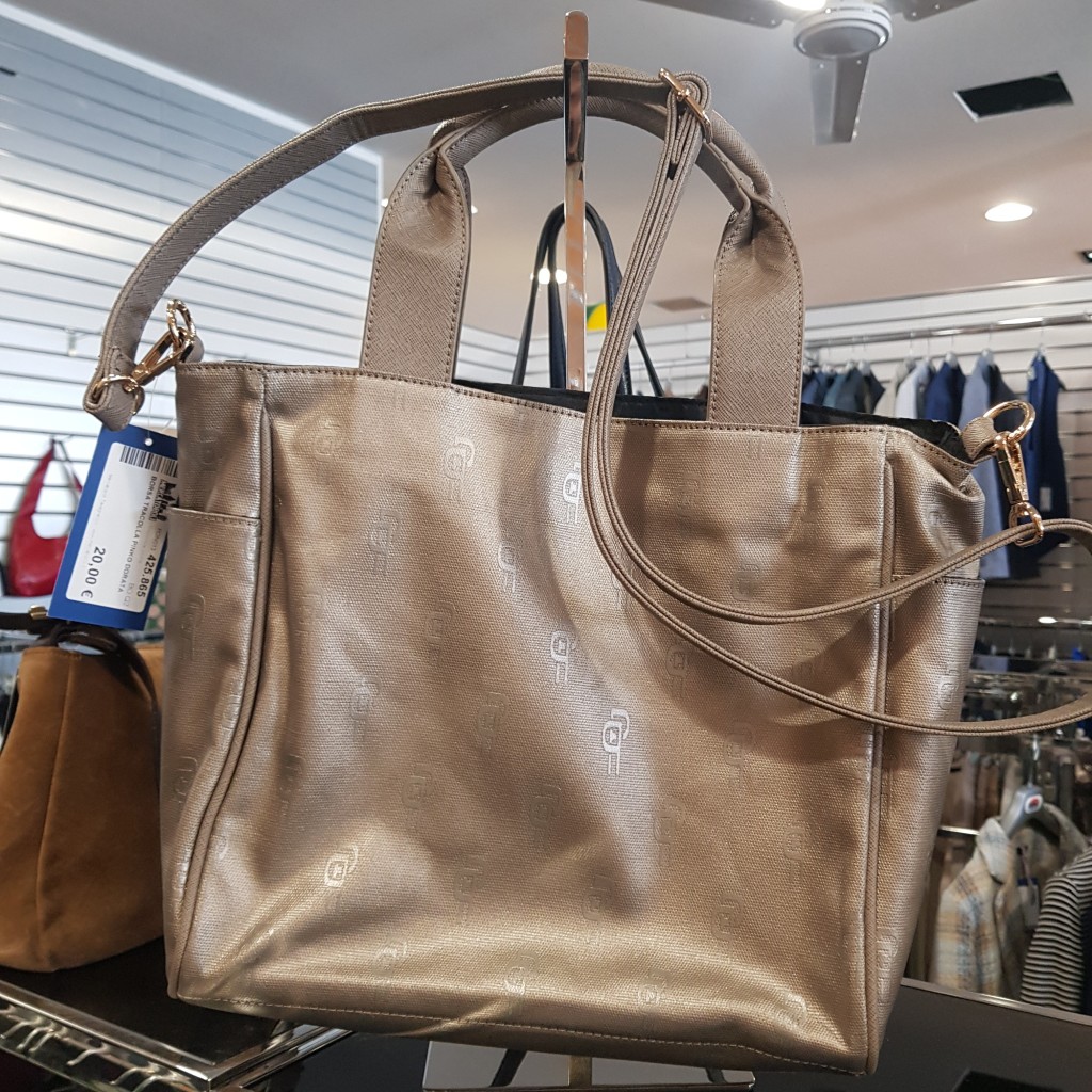 Pinko Borsa Tracolla Pinko Dorata – borsa vintage Buono, Burro, Intrecciato Maxi