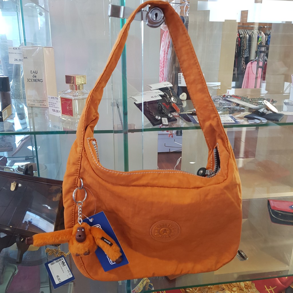 Vintage Artigianale Borsa Kipling Arancio