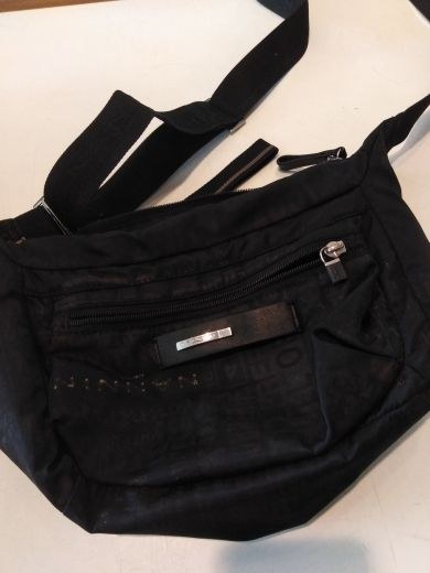 Vintage Artigianale Borsa Nera Nannini – borsa vintage Eccellente, Nude, Pelle Nappa