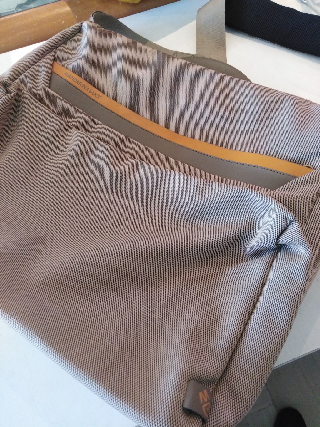 Vintage Artigianale Borsa Porta Pc Mandarina Duck
