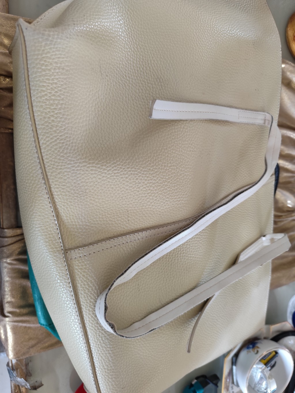 Vintage Artigianale Borsa Panna